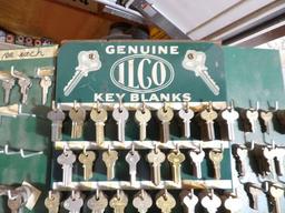 Independent Lock Co. Key Machine and Rack