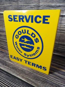 Goulds Water Systems Service Flange Sign