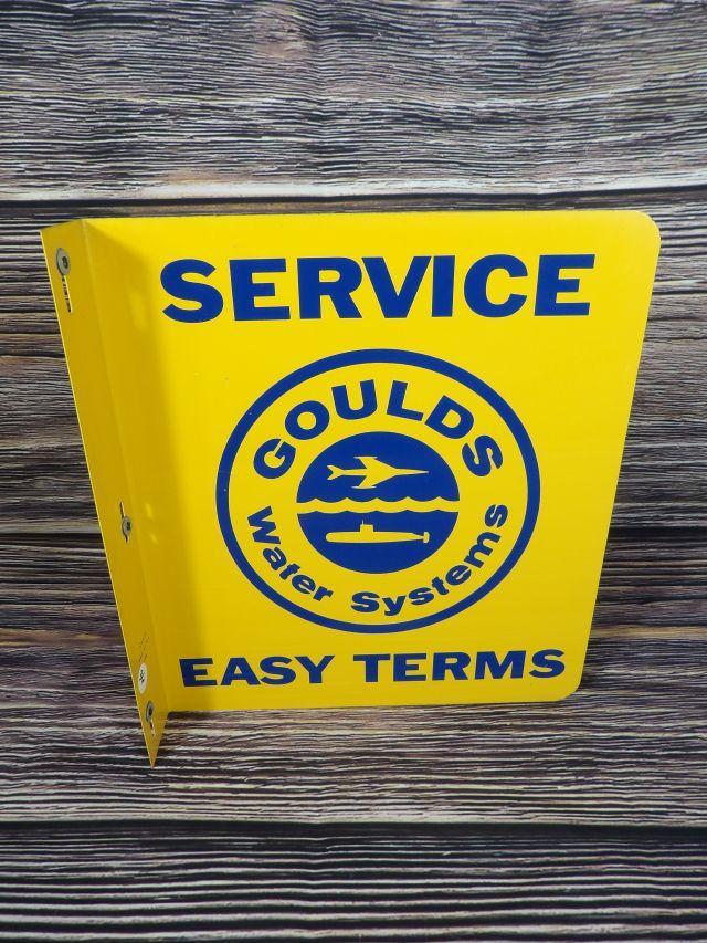 Goulds Water Systems Service Flange Sign