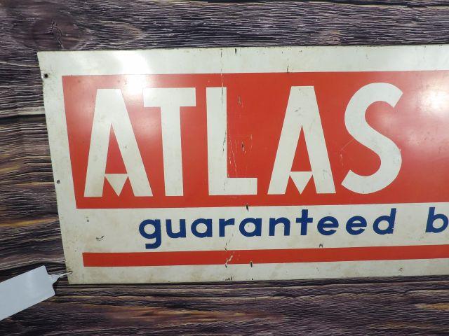 Atlas Tires Standard Service Rack Sign