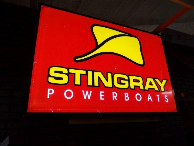 Stingray Power Boats Lighted Dealership Sign