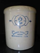 Monmouth Pottery Co. 2 gal Crock