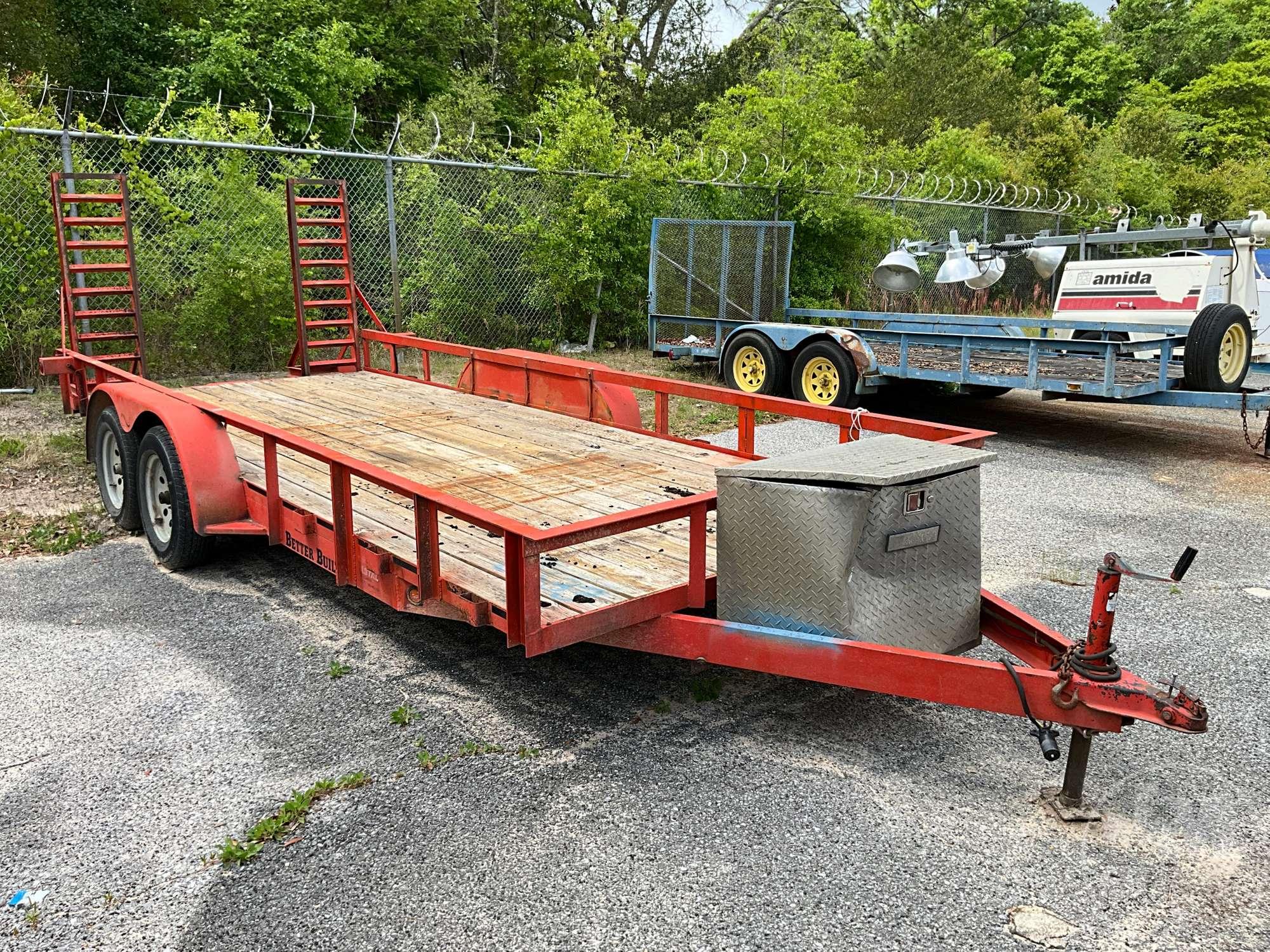 2016 BETTER BUILT TRAILERS, INC UTILITY TRAILER 7'X18' VIN: 4MNFB1821G1000462