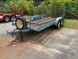 UTILITY TRAILER 6'6"X16'