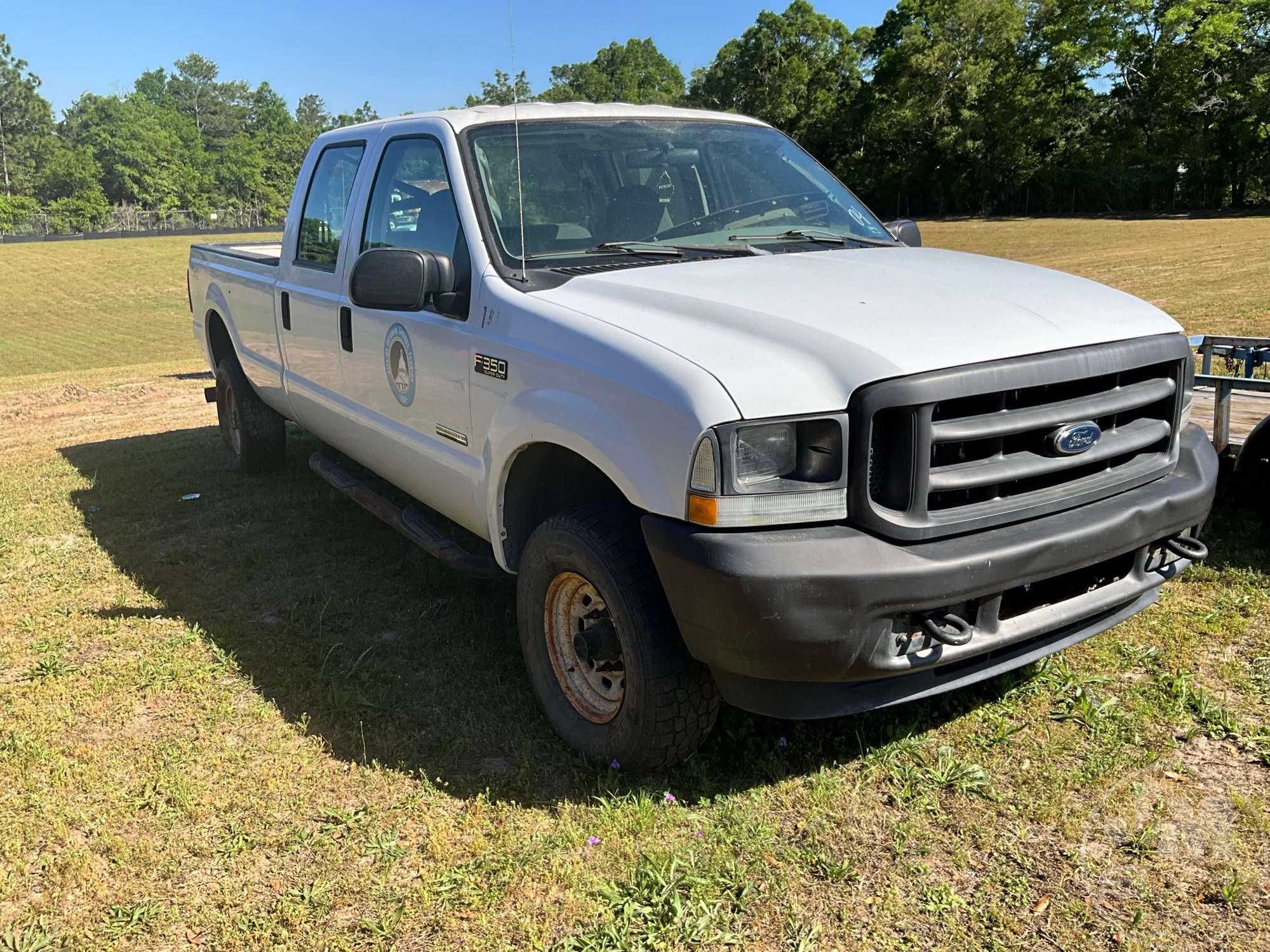 2004 FORD F-350 SUPER DUTY VIN: 1FTSW31P54ED19360 ONE TON PICKUP CREW CAB 4X4