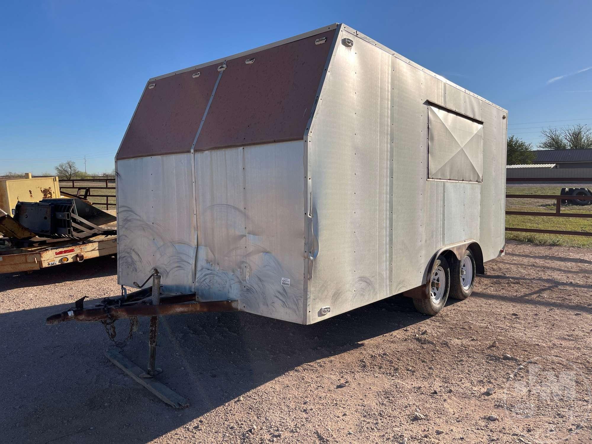 CUSTOMBUILT 16 FT T/A ENCLOSED TRAILER