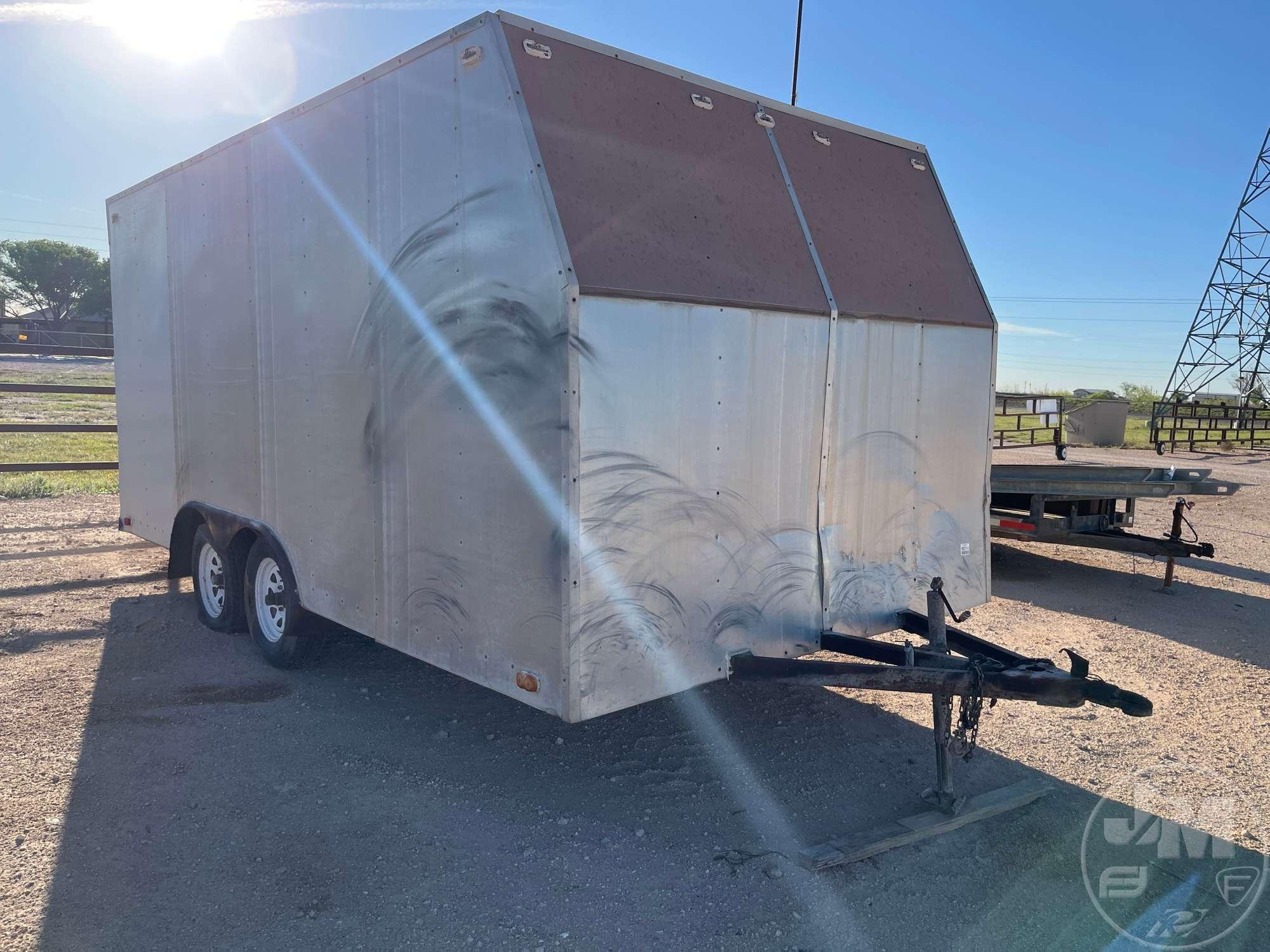 CUSTOMBUILT 16 FT T/A ENCLOSED TRAILER