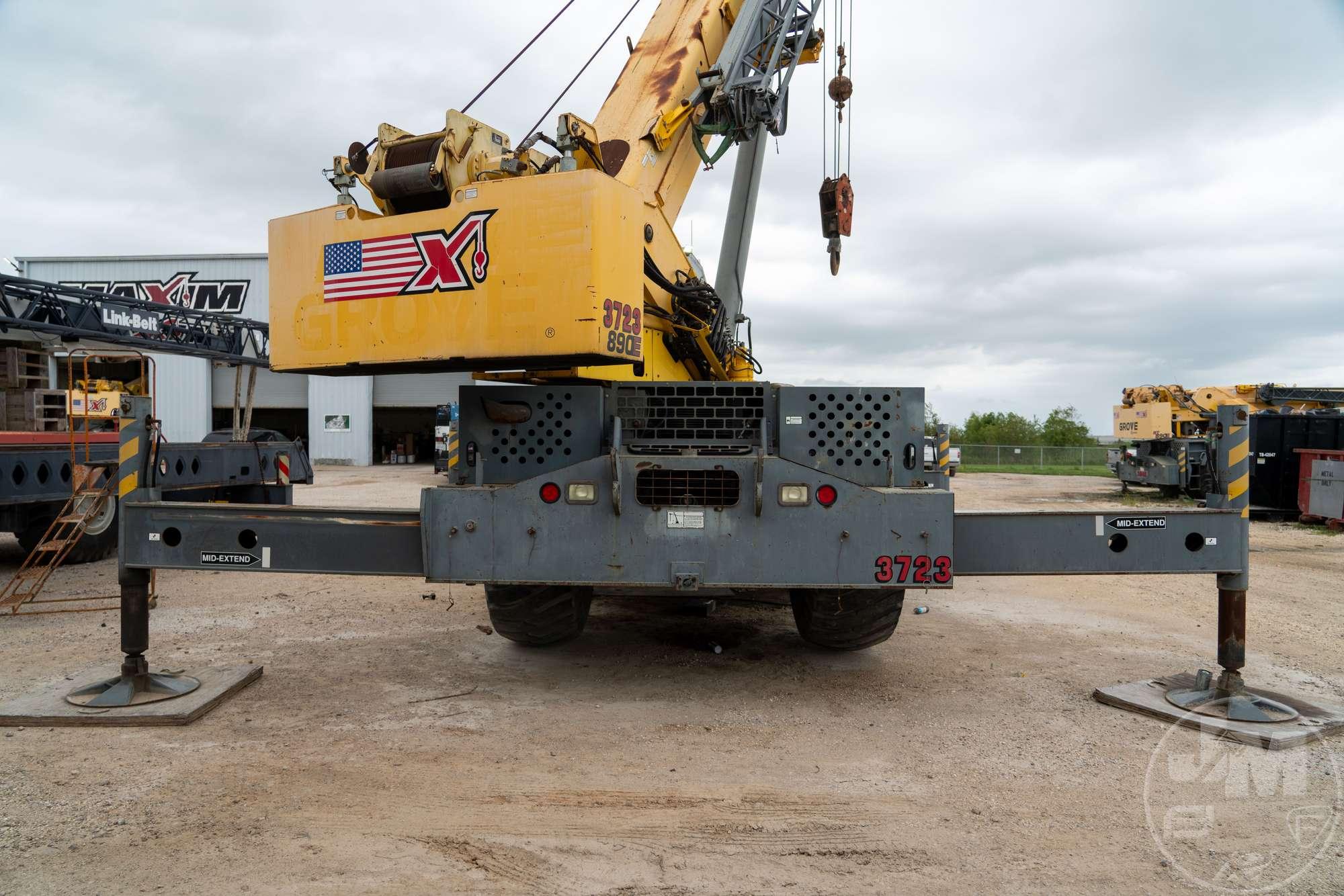 2007 GROVE RT 890E ROUGH TERRAIN CRANE SN: 226763