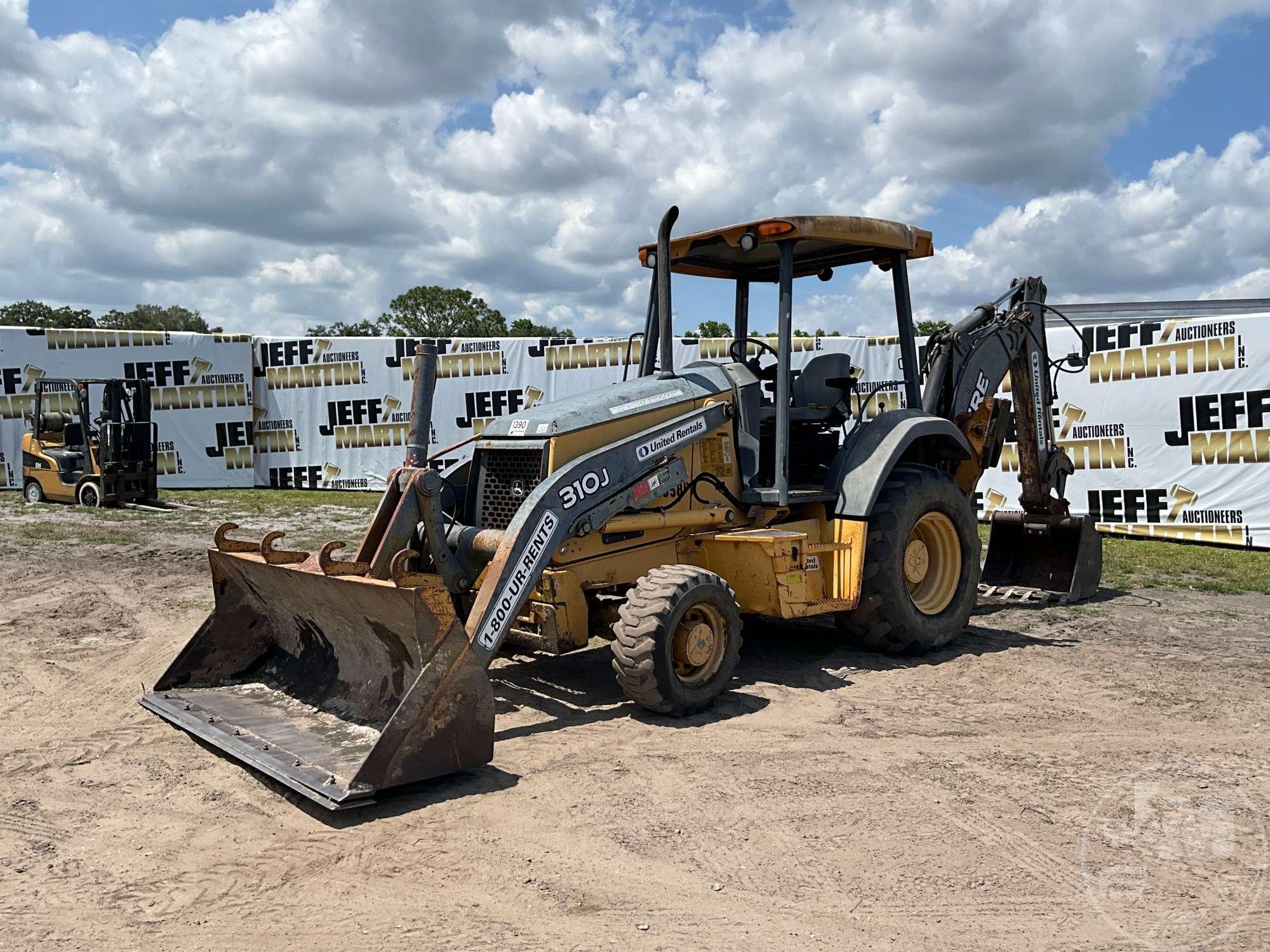 2010 DEERE 310J LOADER BACKHOE SN: 1T0310JXPA0190077