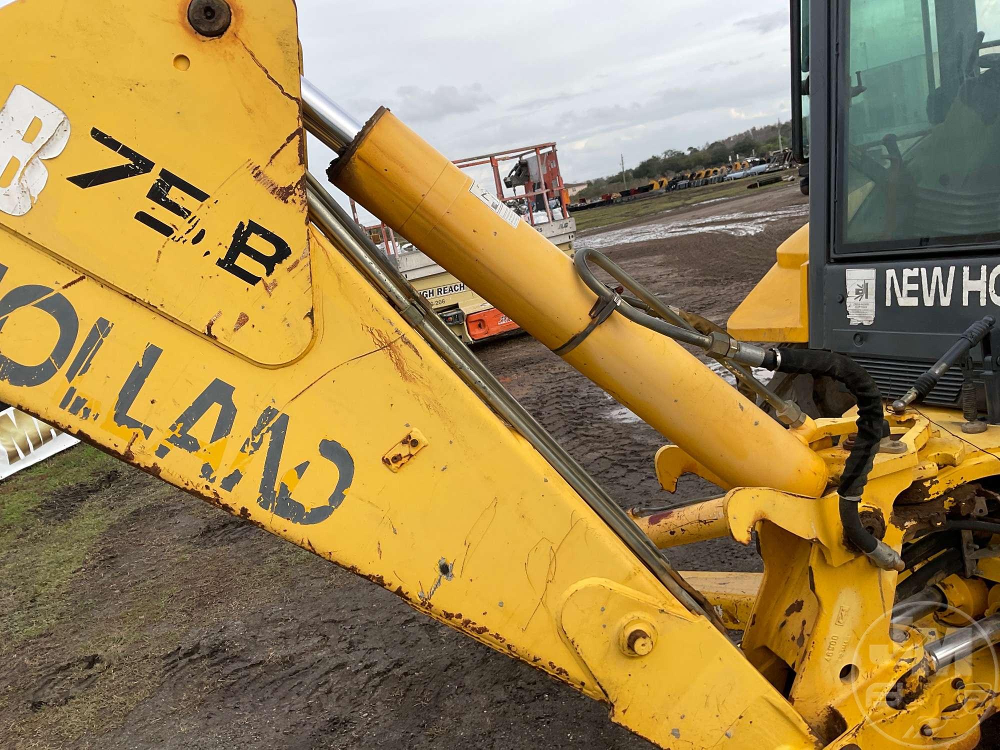 2005 NEW HOLLAND LB75B 4X4 LOADER BACKHOE SN: 031053369