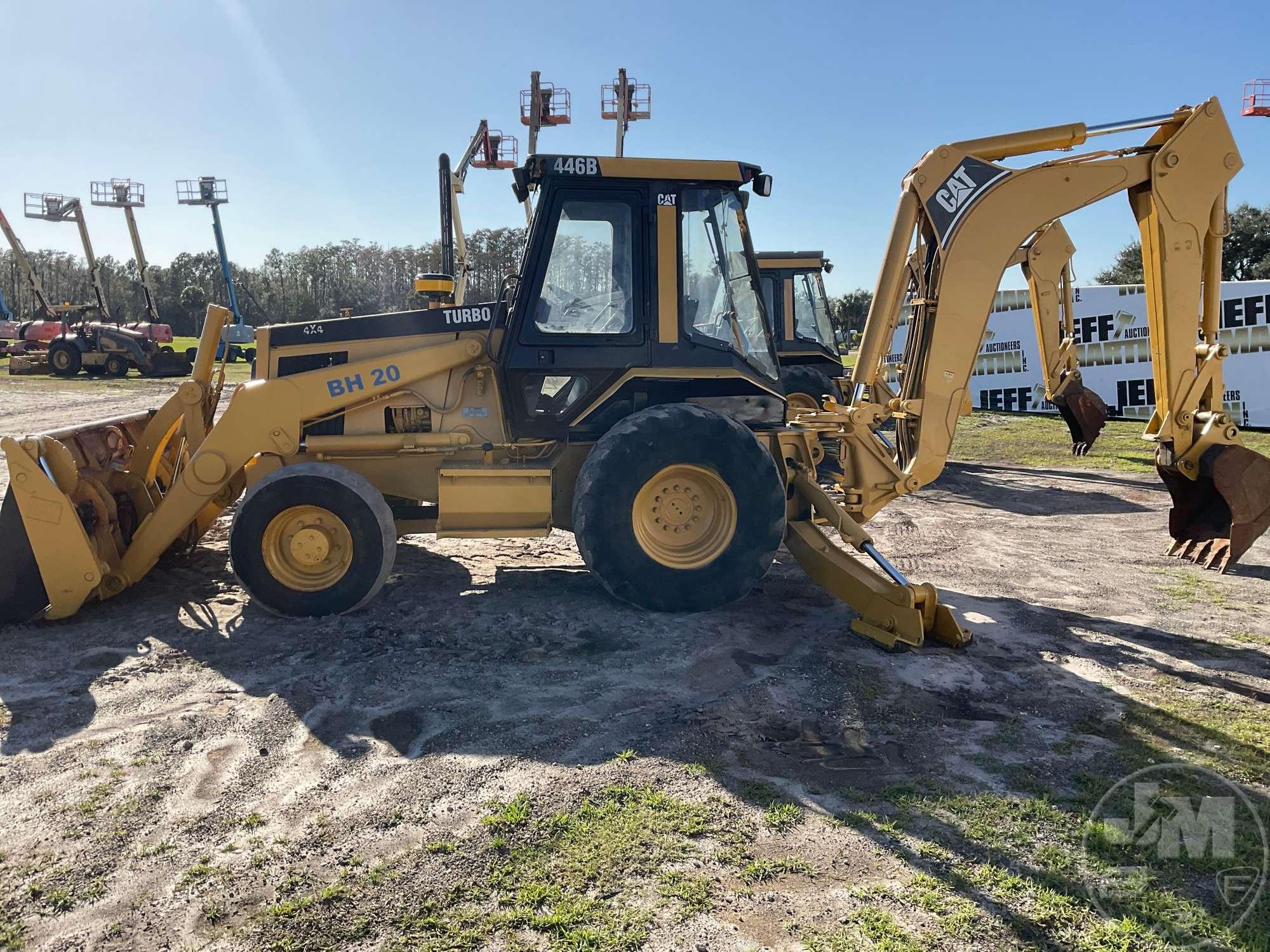 2000 CATERPILLAR 446B 4X4 LOADER BACKHOE SN: 5BL02190