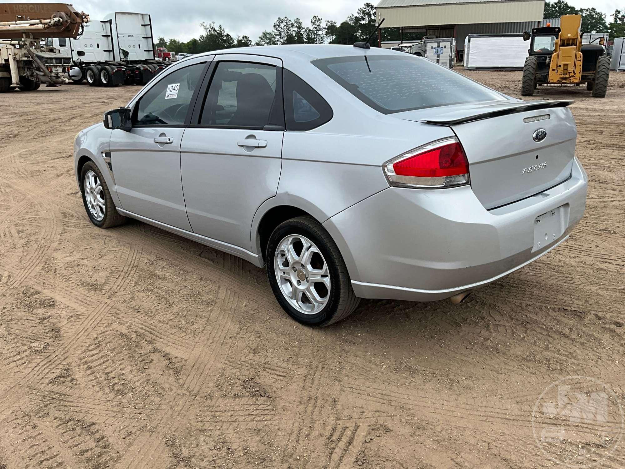 2008 FORD FOCUS VIN: 1FAHP35N58W161852 2WD