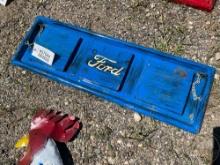 FORD TAILGATE METAL SIGN, APPROX 3’...... L