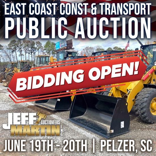 DAY 2 EAST COAST CONST & TRANSPORTATION AUCTION