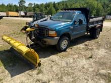 2001 FORD F-350 SINGLE AXLE REGULAR CAB 4X4 VIN: 1FTSF31F71EB81467