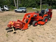 KUBOTA BX2200D 4X4 TRACTOR W/ LOADER SN: 58654