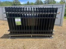 UNUSED 2024 EINGP F10 10 FT WROUGHT IRON SITE FENCE