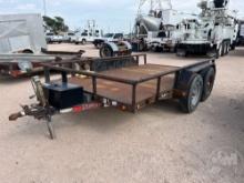 2011 LAMAR  14 FT T/A EQUIPMENT TRAILER VIN: 5RVSL1226BM006469