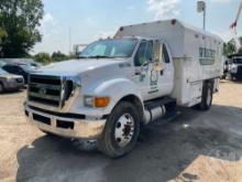 2012 FORD  F750 SINGLE AXLE DEBRIS TRUCK VIN: 3FRNX7A1BV151405