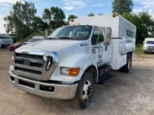 2013 FORD F-650 SINGLE AXLE DEBRIS TRUCK VIN: 3FRNX6HD7DV037672