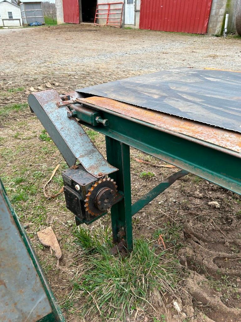 Machine Built Deduster and Conveyor/Stack Table
