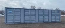 New 40' High Cube Multi-Door Shipping Container