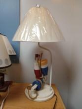 SEASIDE NAUTICAL BOBBER WITH ROPE DECOR LAMP