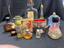 Fun Group of All Kinds of Vintage Avon and Bottles, Some with Contents