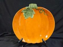 LARGE 13 in. PLATTER - HOLIDAY PUMPKIN, THANKSGIVING BETTER HOMES AND GARDENS