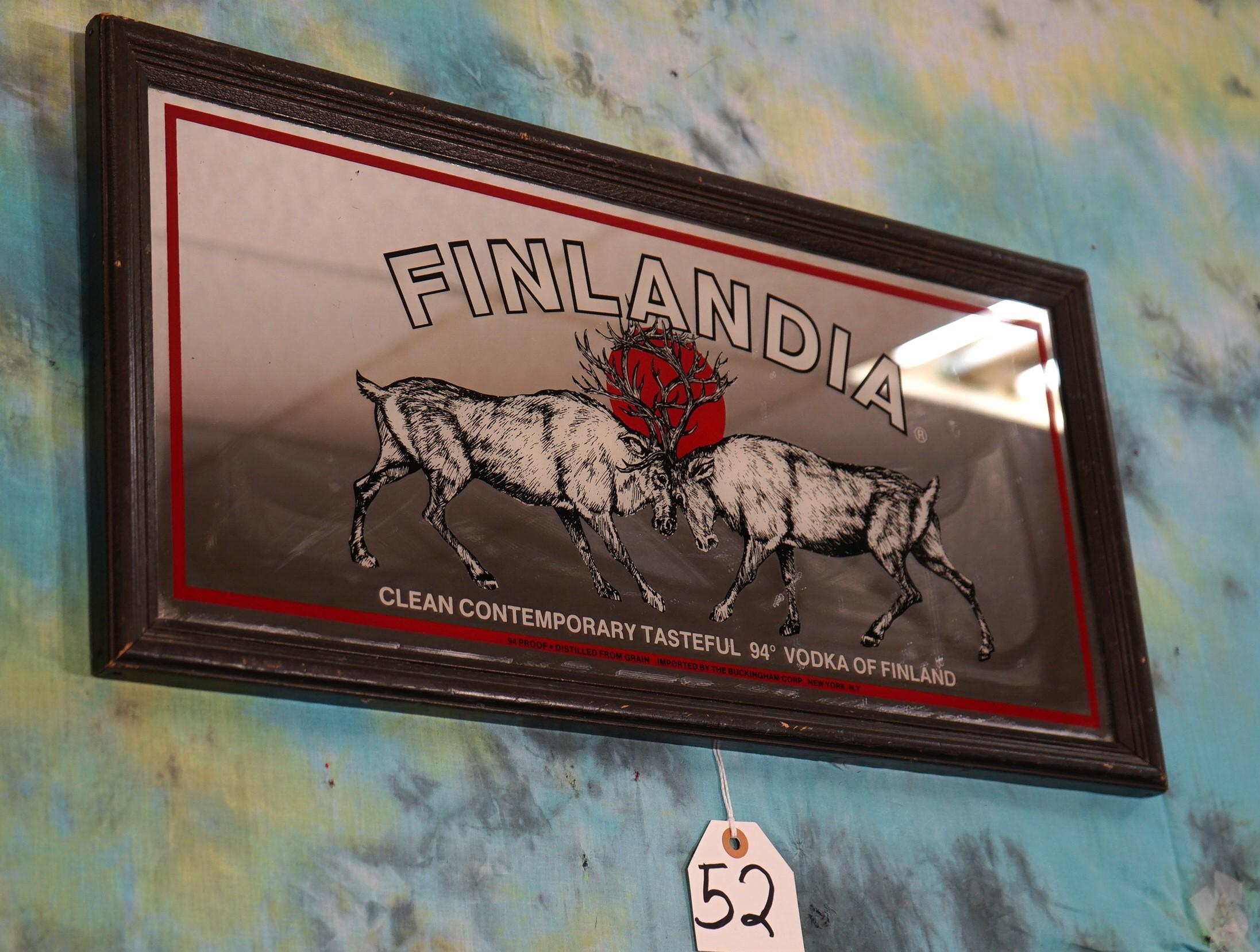 Finlandia "Caribou Sparing" Sign