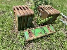 John Deere Front weights w/ brkt Franklin TX