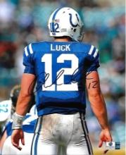 Andrew Luck Indianapolis Colts Autographed 8x10 Photo GA coa