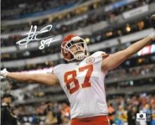 Travis Kelce Kansas City Chiefs Autographed 8x10 Photo GA coa