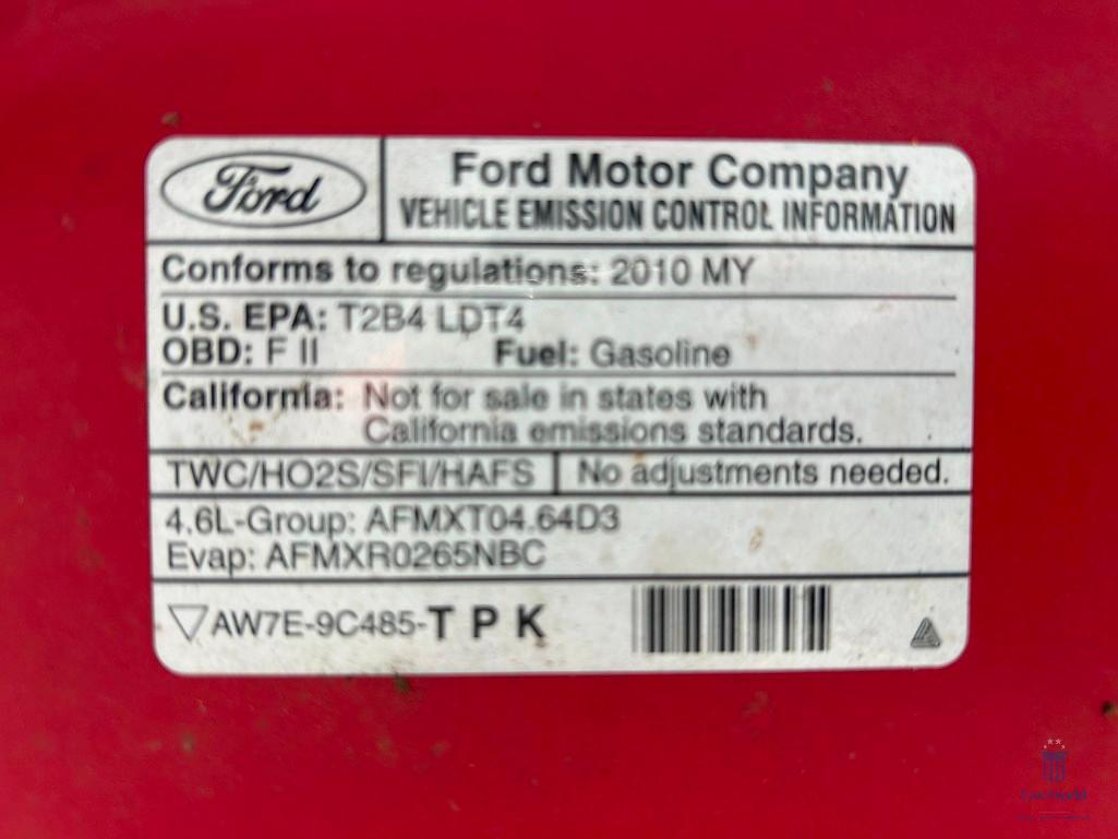 2010 Ford F-150 Pickup Truck, VIN # 1FTEW1E88AFA54900