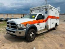 2017 Ram 4500 Ambulance, VIN # 3C7WRKCL8HG613253