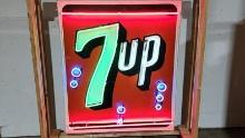 Original 7up Tin Neon Sign