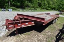 1987 Rogers TAG21 Heavy Equipment Trailer