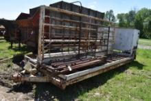 1971 Special Construction Cattle Ring  Trailer
