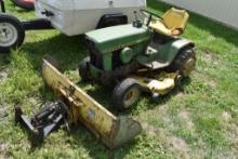 John Deere 140 Lawn Tractor with Snow Plow