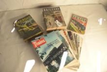 Large Group of Train Magazine and Books