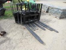 NEW 48" KIVEL 3500LB SKIDSTEER PALLET FORK