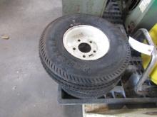 2 TRAILER TIRES 5.70-8