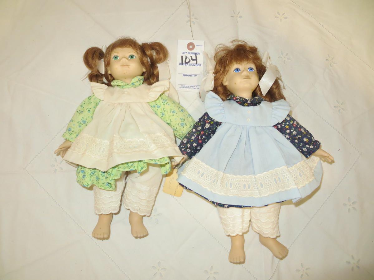 Katharina and Hillary Dolls by Dakin