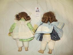 Katharina and Hillary Dolls by Dakin