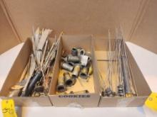 BOXES OF DIPSTICKS, HOUSINGS & FILLER NECKS