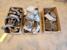 BOXES OF LYCOMING INTAKE TUBES & ROCKER BOX COVERS