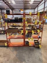 (LOT) 6 SHELVING UNITS, VARIOUS SIZES (DOES NOT INCLUDE INVENTORY)