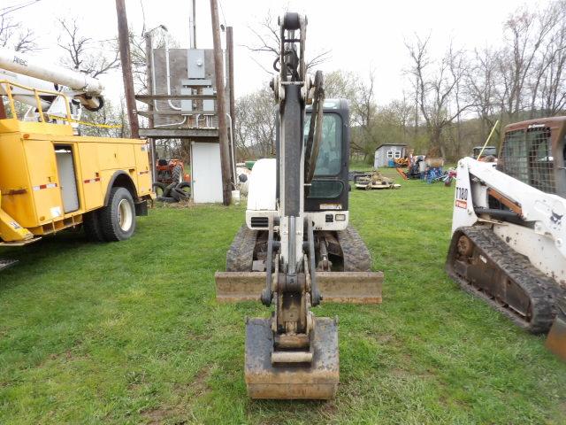 2008 Bobcat 335G Mini Excavator w/ Angle Blade & Hydraulic Thumb, Full Cab