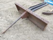 Skid Steer Loader Bale Spear, Quick Attach