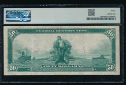 1914 $50 New York FRN PMG 30